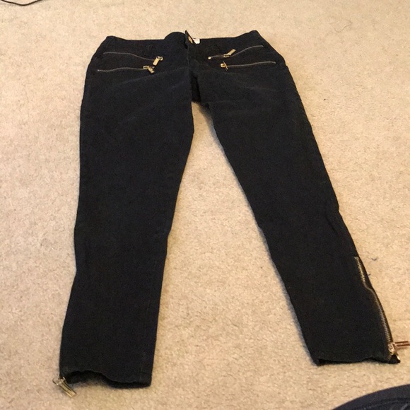 MK black stretch jean ankle pants - Picture 1 of 5